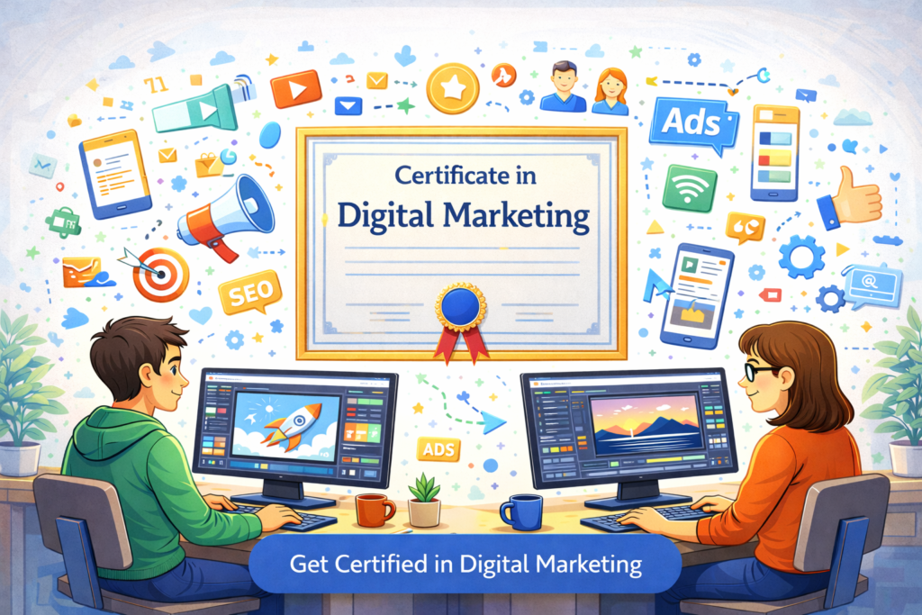 Certificate in Digital Marketing Course in Delhi